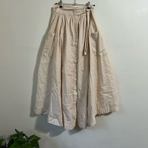 Free People Pale Pink Button Down skirt